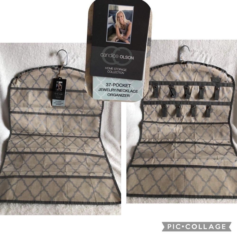 Brand New Candice Olson 37 Pocket Jewelry Organizer